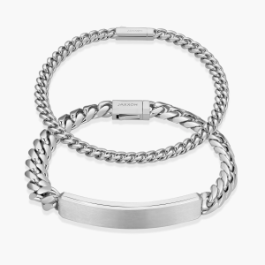 Cuban Link ID Bracelet Stack